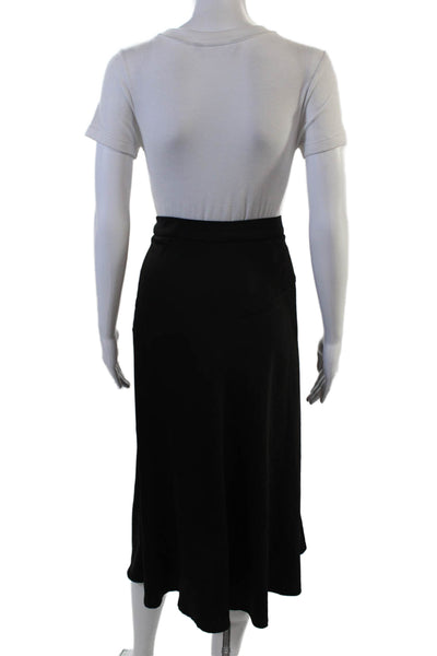 Banana Republic Womens A-Line Skirt Black Petite Size 8