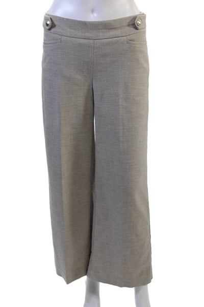 Chicos Women Cropped Dress Pants Gray Size 00