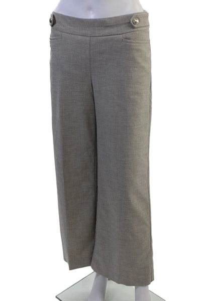 Chicos Women Cropped Dress Pants Gray Size 00