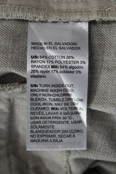 Chicos Women Cropped Dress Pants Gray Size 00