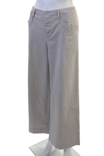 Helmut Lang Women Gray Cropped Dress Pants Size 6