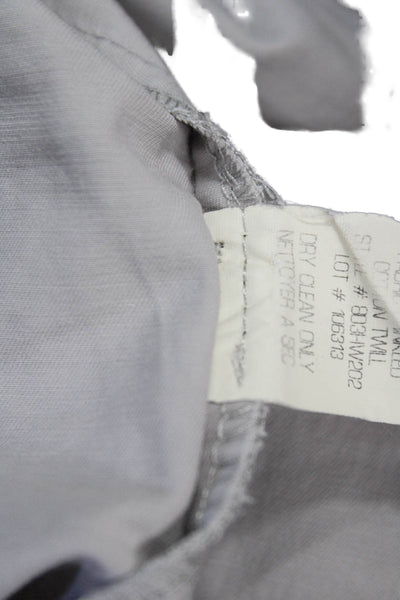 Helmut Lang Women Gray Cropped Dress Pants Size 6