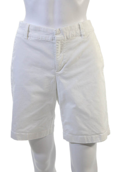 J Crew Unisex Chino Shorts White Size 8