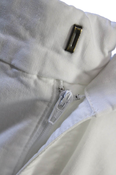 J Crew Unisex Chino Shorts White Size 8