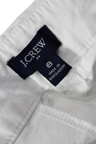 J Crew Unisex Chino Shorts White Size 8