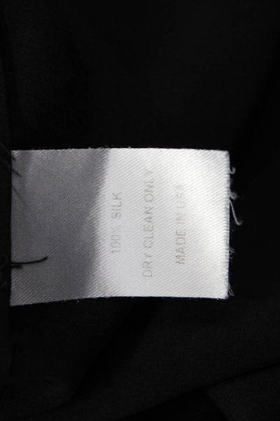 Lia Kes Women Tunic Blouse Black Long Sleeve 100% Cotton Boho Size M