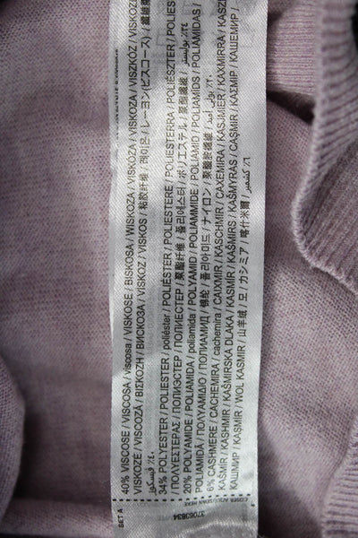 MNG Unisex Pink V-Neck Cardigan Long Sleeve Size M