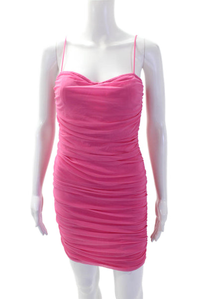 Superdown Womens Bodycon Knee-Length Pink Dress Size M