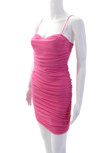 Superdown Womens Bodycon Knee-Length Pink Dress Size M