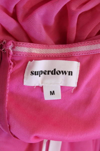 Superdown Womens Bodycon Knee-Length Pink Dress Size M