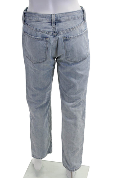 J Brand Women Light Blue Boyfriend Jeans High Rise 28 Inseam Size 25
