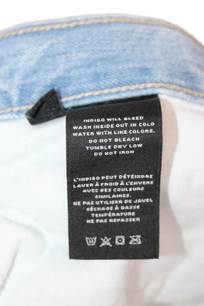 J Brand Women Light Blue Boyfriend Jeans High Rise 28 Inseam Size 25