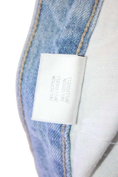 J Brand Women Light Blue Boyfriend Jeans High Rise 28 Inseam Size 25
