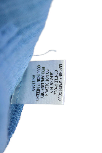 Drew Womens Peasant Mini Skirt Blue Cotton Modal Solid Size XS
