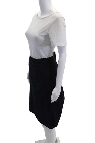 Calvin Klein Women A-Line Knee-Length Black Skirt Size 10