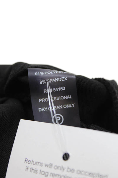 Calvin Klein Women Sheath Dress Black Sleeveless Mid-Calf Zip Size 4