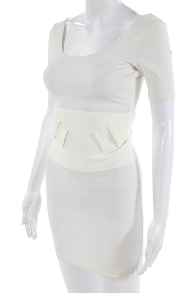 Alessandro Dell Acqua Womens Back Zip Belt Size EUR 42