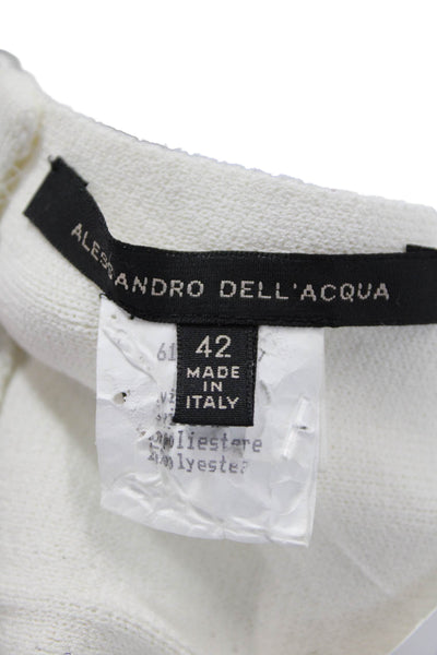 Alessandro Dell Acqua Womens Back Zip Belt Size EUR 42