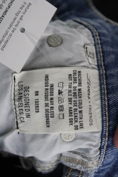 Lovers + Friends Unisex Bermuda Shorts Blue Cotton Size 27