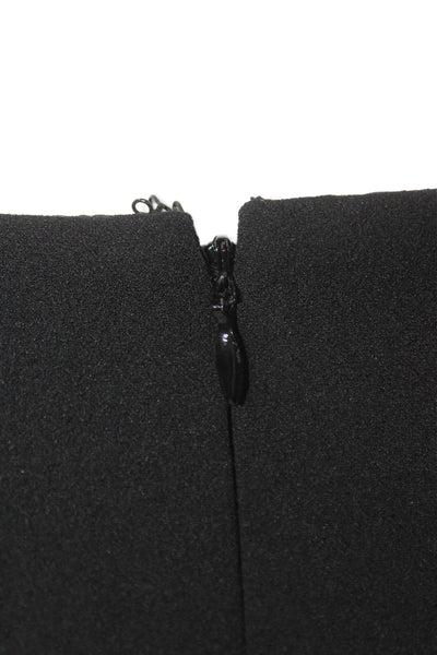 Donna Morgan Women A-Line Fit & Flare Black Dress Short Sleeve Size 10