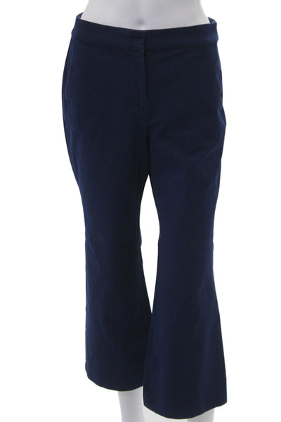 J Crew Womens Cropped Dress Pants Dark Blue Size XS