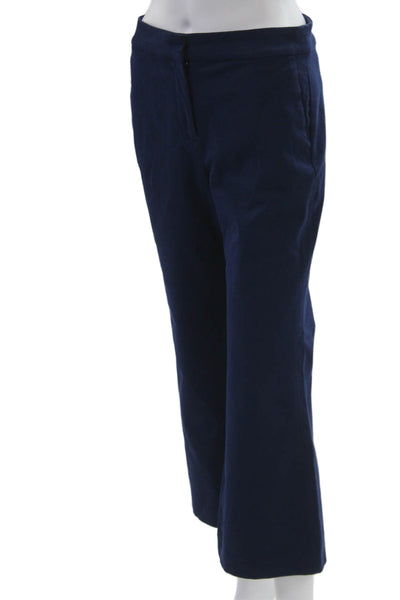 J Crew Womens Cropped Dress Pants Dark Blue Size XS