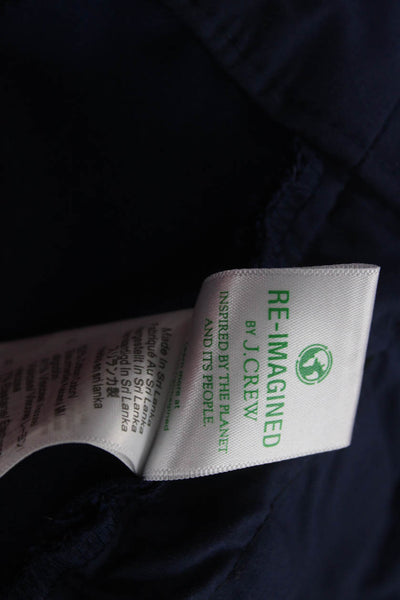J Crew Womens Cropped Dress Pants Dark Blue Size XS