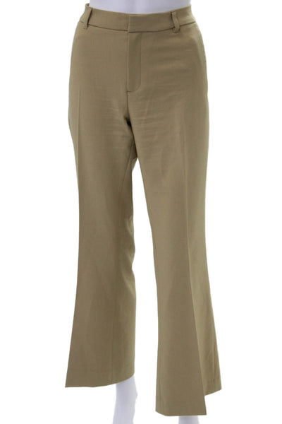 Banana Republic Women Khaki Dress Pants Beige Size 4 Petite