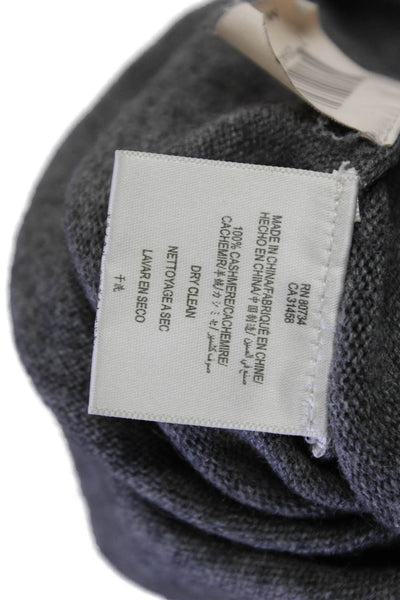 BCBGMAXAZRIA Women Gray Cashmere Pullover Long Sleeve Size 2XS
