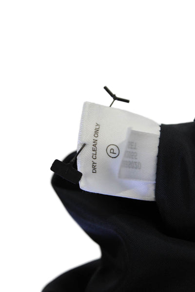 Calvin Klein Women Black Collared Button Classic Blazer Size 10
