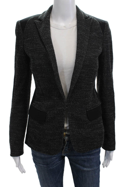 Rag & Bone Womens Black Collared Blazer Size 0