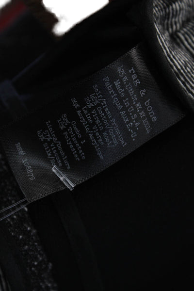 Rag & Bone Womens Black Collared Blazer Size 0