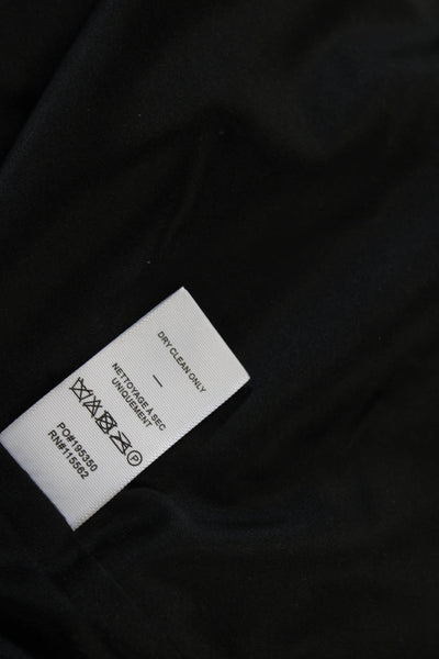 Likely Women Fit & Flare Mini Dress Black Square Neck Short Sleeve Size 0