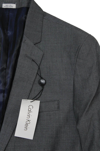 Calvin Klein Childrens Boys  Modern Fit Blazer Black Size 18
