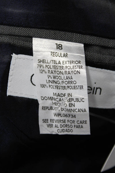 Calvin Klein Childrens Boys  Modern Fit Blazer Black Size 18