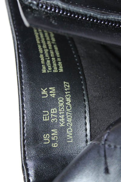 DKNY Womens Pointed Toe Zip Up Ankle Boots Black Size 6.5 Medium