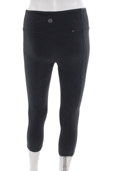 Athleta Women Capri Cropped Black Leggings Size XS