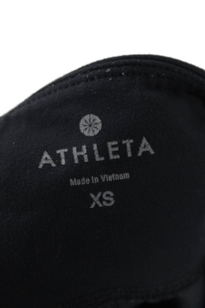 Athleta Women Capri Cropped Black Leggings Size XS