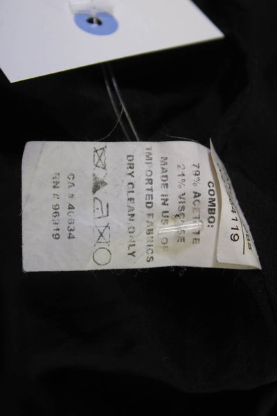 Marc Jacobs Women A-Line Peasant Skirt Black Geometric Size 4