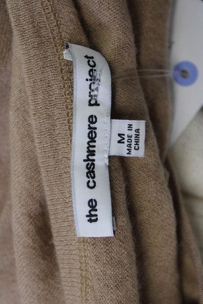 The Cashmere Project Womens Pullover Crewneck 100% Cashmere Beige Size M