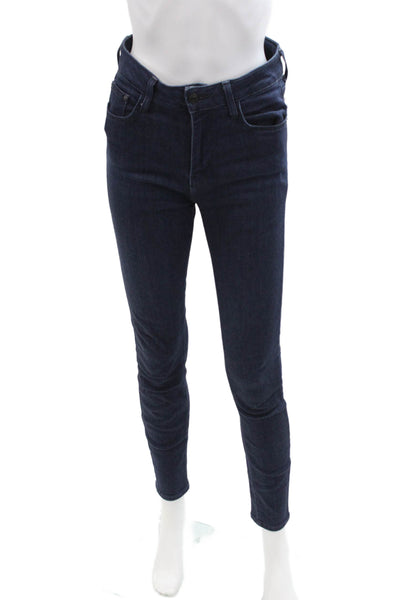 Just Black Denim, Women Ankle Skinny Jeans Dark Blue High Rise Size 27