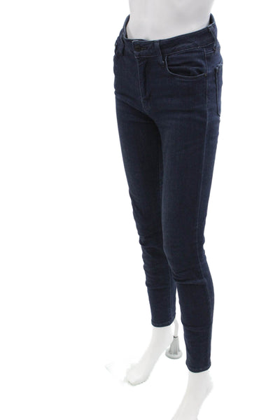 Just Black Denim, Women Ankle Skinny Jeans Dark Blue High Rise Size 27