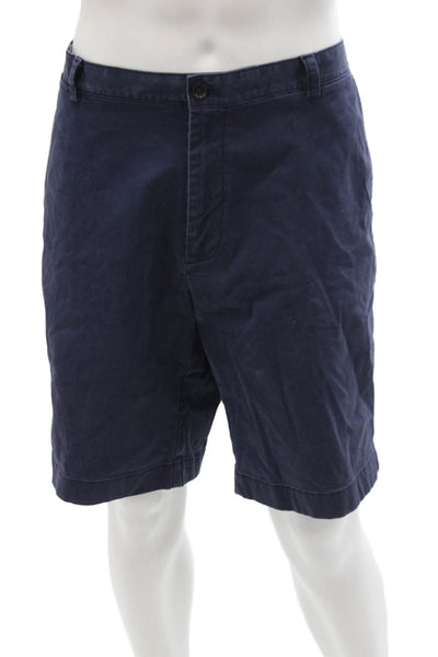 Brooks Brothers Men Chino Shorts Dark Blue Size 42