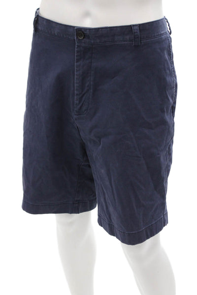 Brooks Brothers Men Chino Shorts Dark Blue Size 42