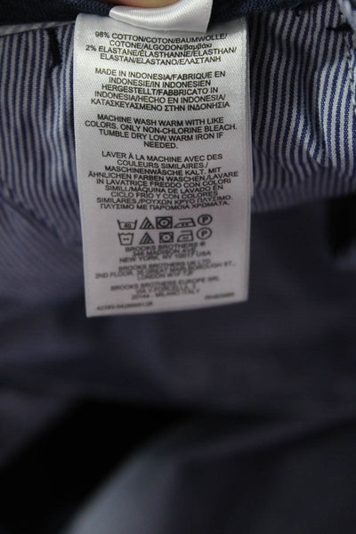 Brooks Brothers Men Chino Shorts Dark Blue Size 42