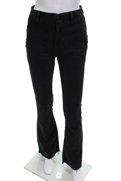 We The Free Womens Bootcut Flared Jeans Black High-Rise Inseam 33 Size 26