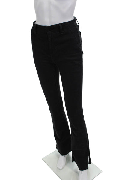 We The Free Womens Bootcut Flared Jeans Black High-Rise Inseam 33 Size 26