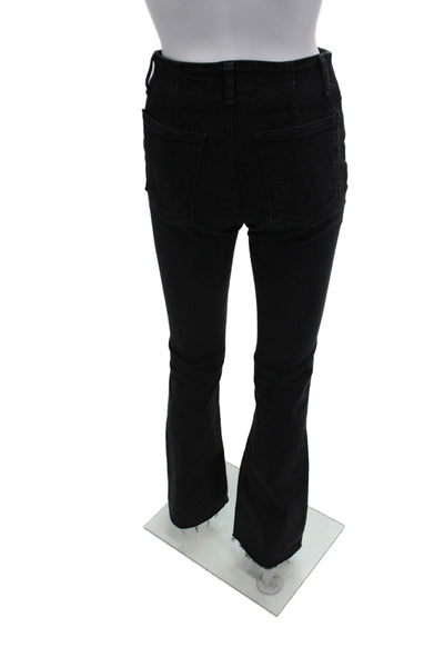 We The Free Womens Bootcut Flared Jeans Black High-Rise Inseam 33 Size 26