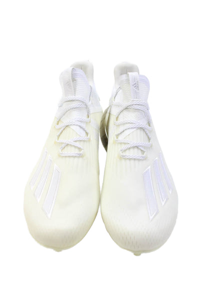 Adidas Mens Adizero Lace Up Football Cleat Sneakers White Size 15