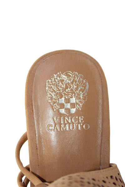 Vince Camuto Childrens Girls Slingbacks Wedge Sandals Brown Size 2 Medium